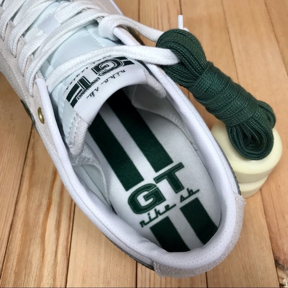 Nike SB Zoom Blazer Low Pro White Fir Skate Shoes - Picture 4 of 5